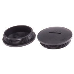 10 pcs - RS PRO Blanking Plug, M50, 49.9mm Hole Diameter, Nylon 66, 55.5mm Diameter, Threaded