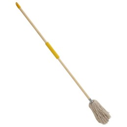 1 pcs - Bulldozer 146cm Natural Cotton Mop and Handle