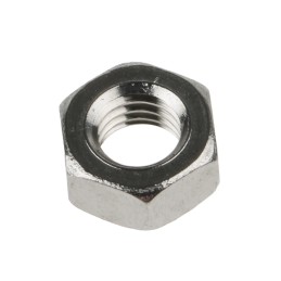 1 Bag of 100 - RS PRO, Plain Stainless Steel Hex Nut, DIN 934, M5
