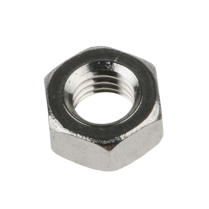 1 Bag of 100 - RS PRO, Plain Stainless Steel Hex Nut, DIN 934, M5