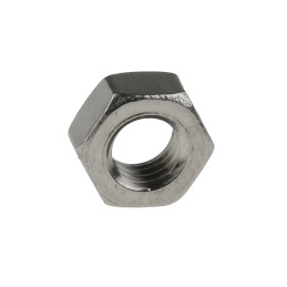 1 Bag of 100 - RS PRO, Plain Stainless Steel Hex Nut, DIN 934, M5
