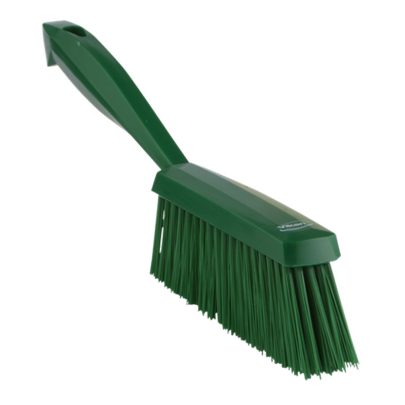 1 pcs - Vikan Medium Bristle Green Scrubbing Brush, 50mm bristle length, Polyester bristle material