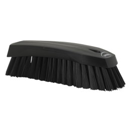1 pcs - Vikan Hard Bristle Black Scrubbing Brush, 36mm bristle length, Polyester bristle material