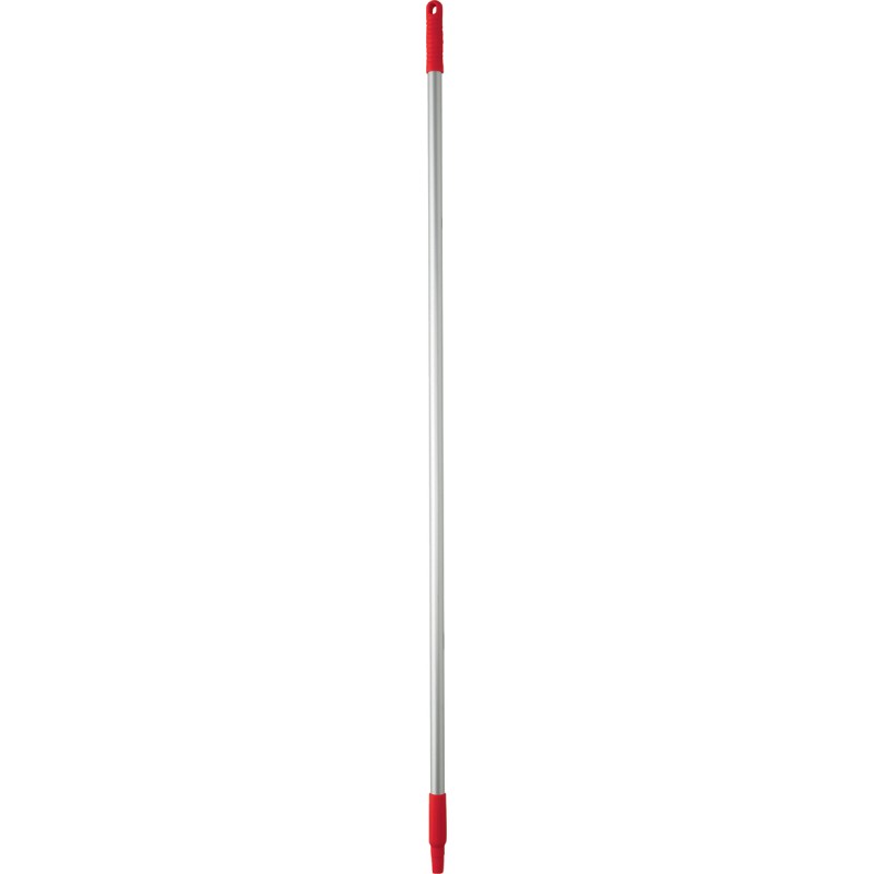 1 pcs - Vikan Red Anodised Aluminium, Polypropylene Mop Handle, 1.46m