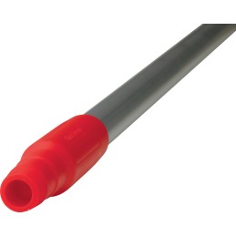 1 pcs - Vikan Red Anodised Aluminium, Polypropylene Mop Handle, 1.46m