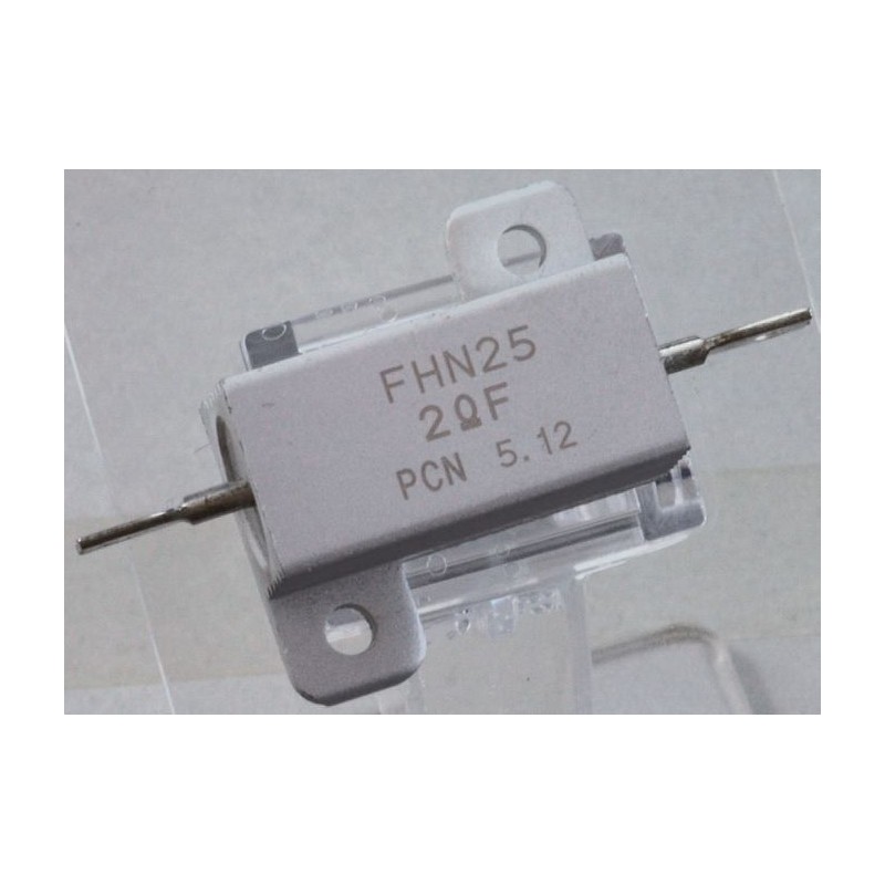 1 pcs - PCN, 500mΩ 20W Wire Wound Chassis Mount Resistor FHN25 0.5OHMF ±1%