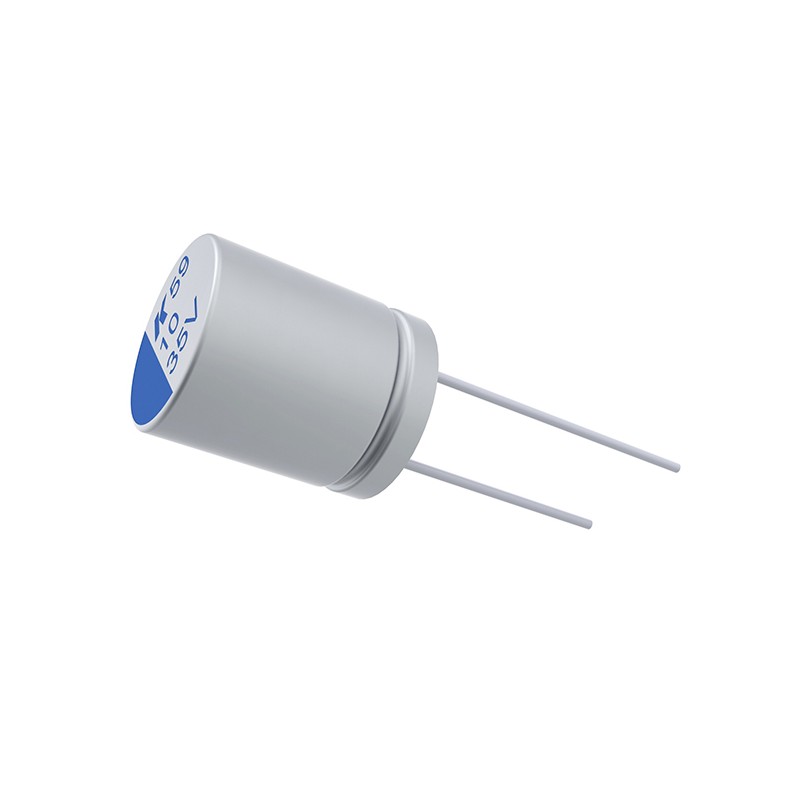 10 pcs - KEMET 10μF Through Hole Polymer Capacitor, 160V dc