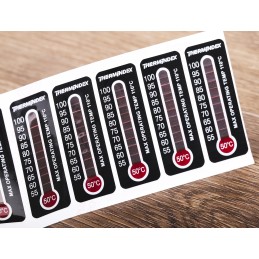 1 Bag of 10 - RS PRO Temperature Label Indicator, 50°C to 100°C, 11 Levels