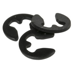 1 Bag of 100 - Steel E Type Circlip, 2.3mm Shaft Diameter