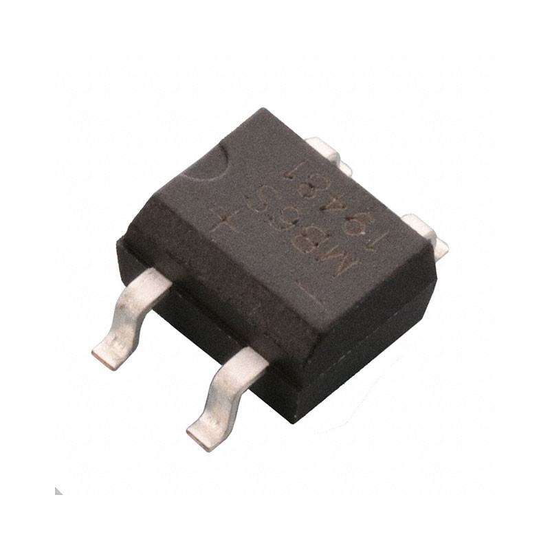 10 pcs : MB6S - BRIDGE RECT 1P 600V 500MA MBS