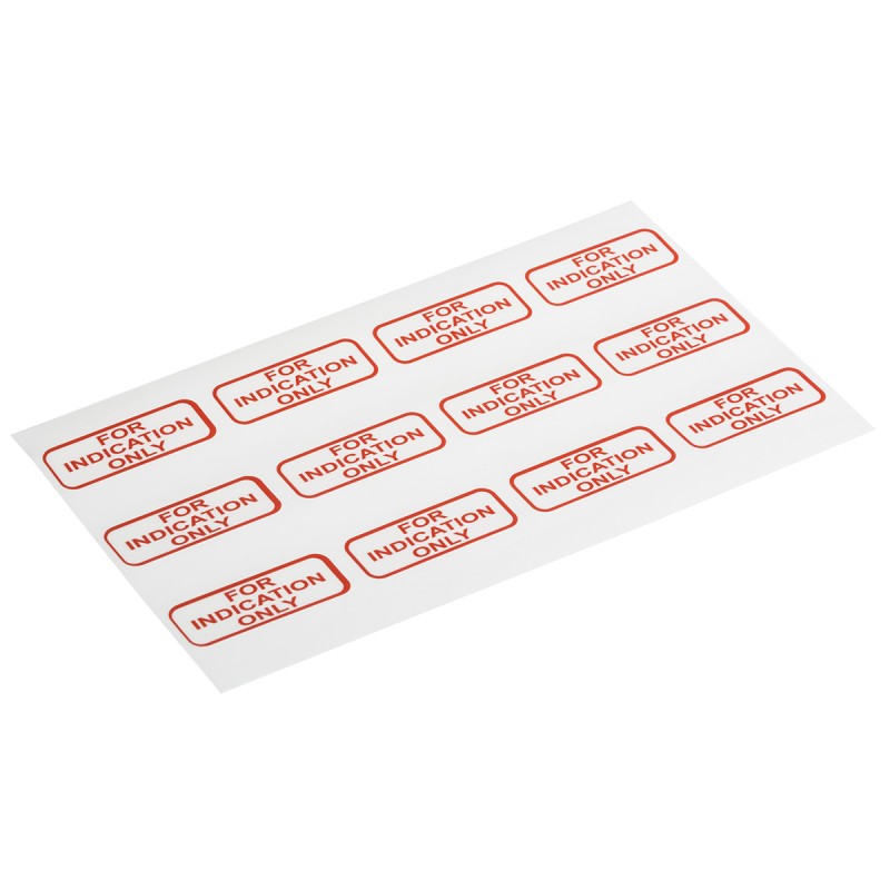 1 Bag of 120 - RS PRO Adhesive Pre-Printed Adhesive Label-For Indication Only-. Quantity: 120