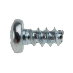 1 Bag of 100 - RS PRO Bright Zinc Plated, Clear Passivated Steel Pan Head Thread Forming Screw, N°4 x 6mm Long