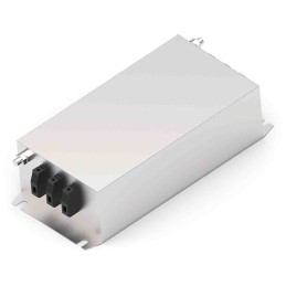 2 pcs - TE Connectivity, KEM 75A 520 V ac 50 - 60Hz, Chassis Mount EMI Filter, Terminal Block 3 Phase