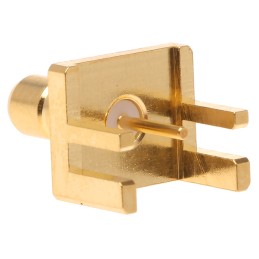 1 pcs - RS PRO, jack Panel Mount SMB Connector, 50Ω, Solder Termination, Straight Body