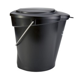 1 pcs - Plastic Black Bucket Lid
