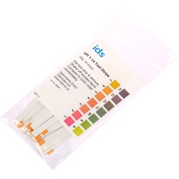 1 Bag of 50 - Single Parameter(s) pH Test Strips, max. measurement 14pH - 50 strips