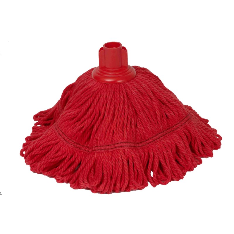 1 pcs - Vikan 200g Red Cotton Mop and Handle
