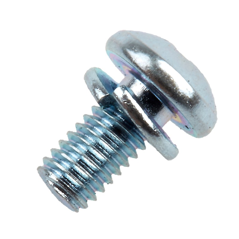 1 Bag of 100 - RS PRO M3 x 6 mmmm Zinc Plated Steel Pan Head Sems Screw, Spring Washer