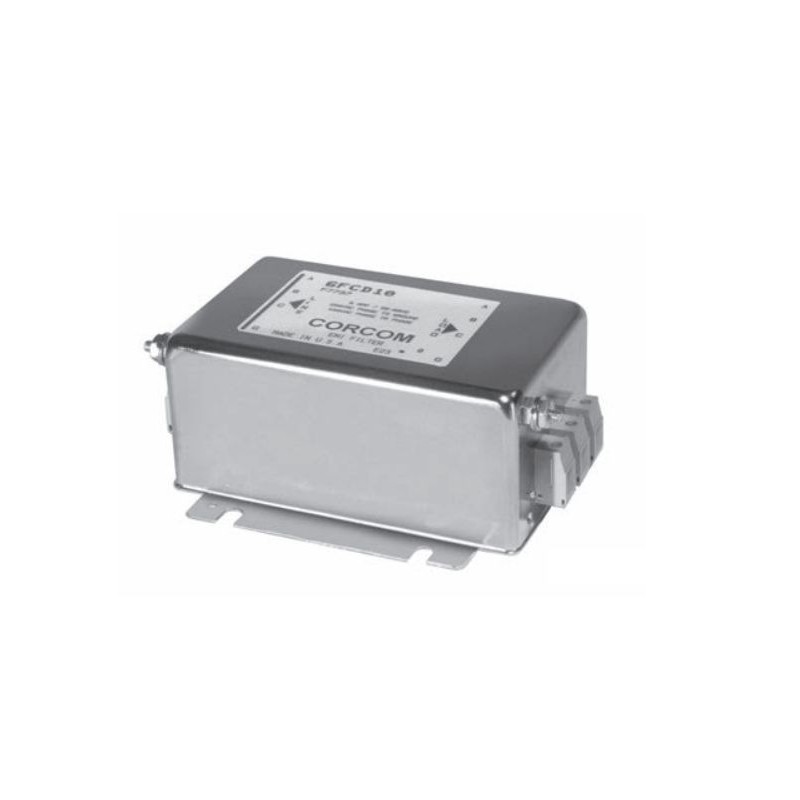 2 pcs - TE Connectivity, Corcom FCD 6A 480/277 V ac 50Hz, Flange Mount Power Line Filter, Terminal Block 3 Phase