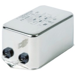 20 pcs - Schaffner, FN2090 10A 250 V ac/dc 0 - 400Hz, Flange Mount EMI Filter, Fast-On, Single Phase