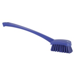 1 pcs - Vikan Hard Bristle Purple Scrubbing Brush, 36mm bristle length, Polyester bristle material