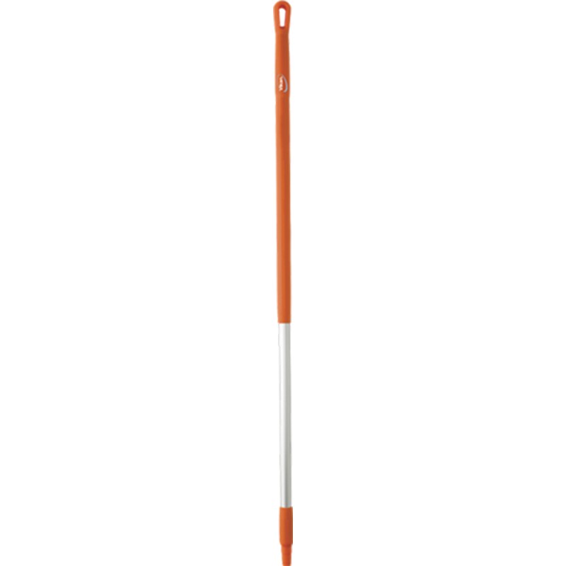 1 pcs - Vikan Orange Broom Handle, 1.31m, for use with Vikran Brooms, Vikran Squeegees