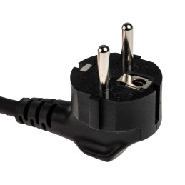 1 pcs - RS PRO IEC C15 Socket to CEE 7/7 Plug Power Cord, 2m