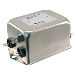 20 pcs - Schaffner, FN2030 16A 250 V ac/dc 400Hz, Chassis Mount EMI Filter, Fast-On, Single Phase