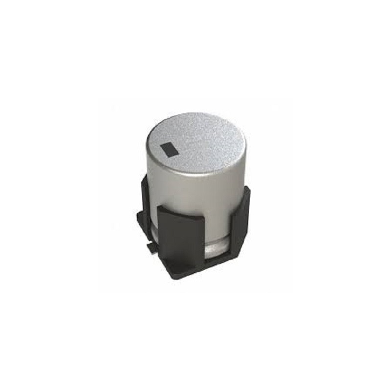 10 pcs - Panasonic 100μF Aluminium Electrolytic Capacitor 25V dc, Surface Mount - EEEFK1E101AV