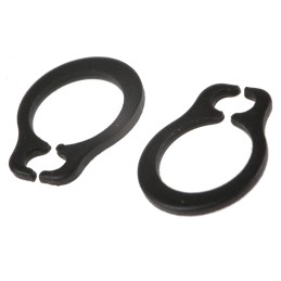 1 Bag of 100 - Steel External Circlip, 6mm Shaft Diameter, 5.7mm Groove Diameter
