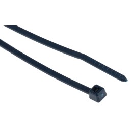 1 Bag of 100 - HellermannTyton Cable Tie, 100mm x 2.5 mm, Blue Metal Detectable, Pk-100