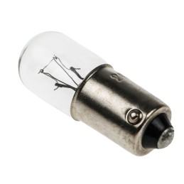 1 Pack of 10 - Orbitec BA9s Indicator Light, Clear, 24 V, 85 mA, 1000h