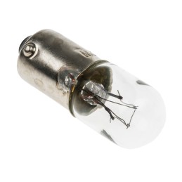 1 Pack of 10 - Orbitec BA9s Indicator Light, Clear, 24 V, 85 mA, 1000h