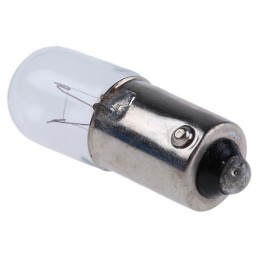 1 Pack of 10 - RS PRO BA9s Indicator Light, Clear, 28 V, 40 mA, 3000h