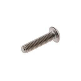 1 Bag of 100 - RS PRO Plain Button Stainless Steel Tamper Proof Security Screw, M3 x 12mm