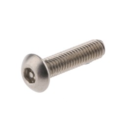 1 Bag of 100 - RS PRO Plain Button Stainless Steel Tamper Proof Security Screw, M3 x 12mm