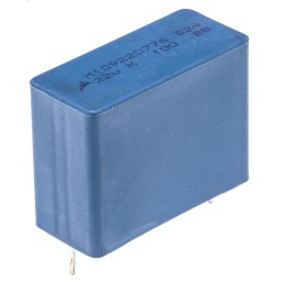 1 pcs - EPCOS B32524 Polyester Film Capacitor, 63 V ac, 100 V dc, ±10%, 22μF, Through Hole