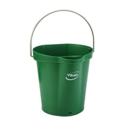 1 pcs - 6L Plastic Green Bucket With Handle