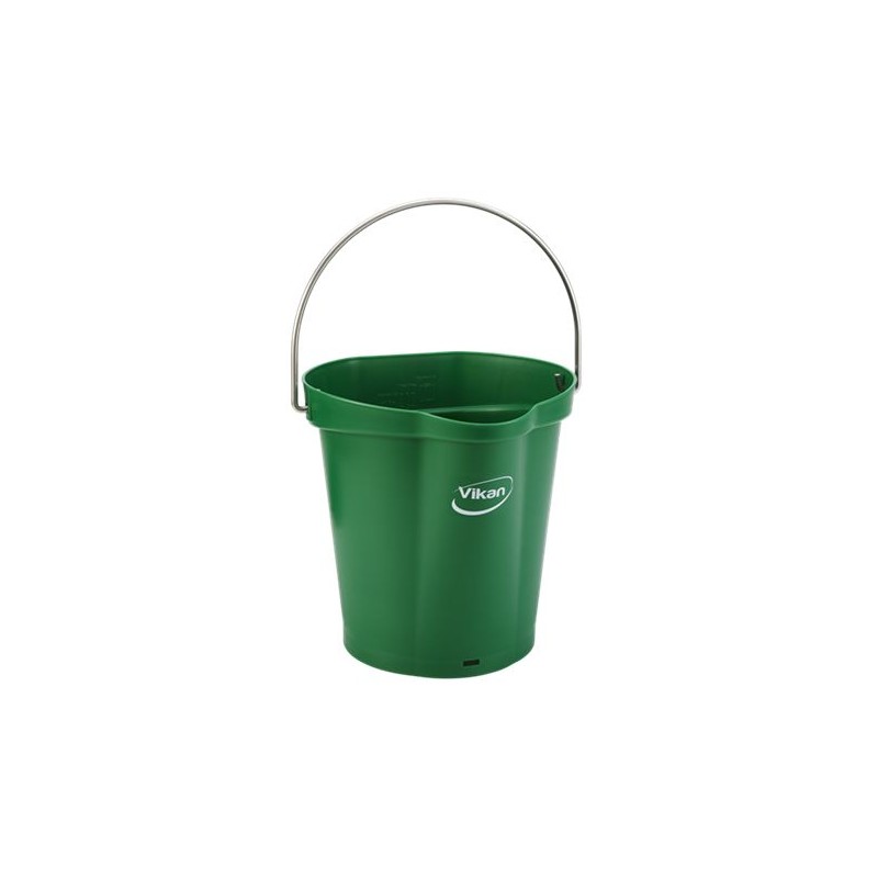 1 pcs - 6L Plastic Green Bucket With Handle