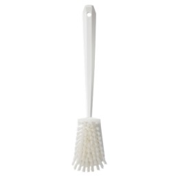 1 pcs - Vikan Hard Bristle White Scrubbing Brush, 36mm bristle length, Polyester bristle material
