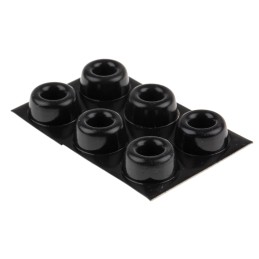 1 Pack of 6 - 3M Cylindrical PUR Self Adhesive Feet, 22.3mm diameter x 10.1mm height