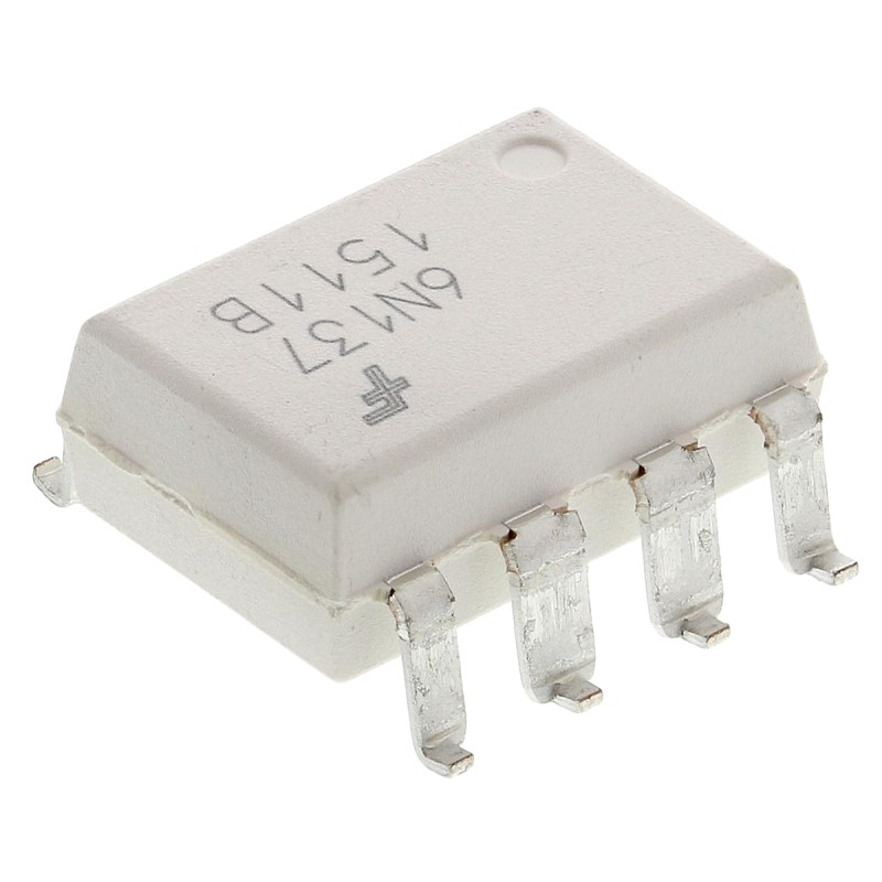 10 pcs - onsemi, 6N137SM DC Input Logic Gate Output Optocoupler, Surface Mount, 8-Pin DIP