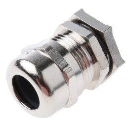 1 pcs - Lapp SKINTOP Series Metallic Nickel Plated Brass Cable Gland, PG13.5 Thread, 5mm Min, 12mm Max, IP68