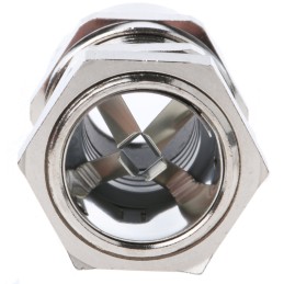 1 pcs - Lapp SKINTOP Series Metallic Nickel Plated Brass Cable Gland, PG13.5 Thread, 5mm Min, 12mm Max, IP68