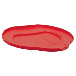 1 pcs - Plastic Red Bucket Lid With Handle