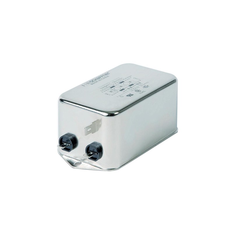 20 pcs - Schaffner, FN2090 10A 250 V ac/dc 0 - 400Hz, Flange Mount EMI Filter, Fast-On, Single Phase