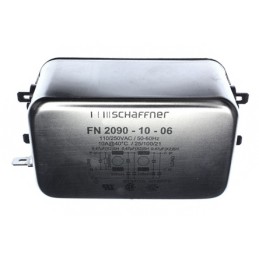 20 pcs - Schaffner, FN2090 10A 250 V ac/dc 0 - 400Hz, Chassis Mount EMI Filter, Fast-On, Single Phase