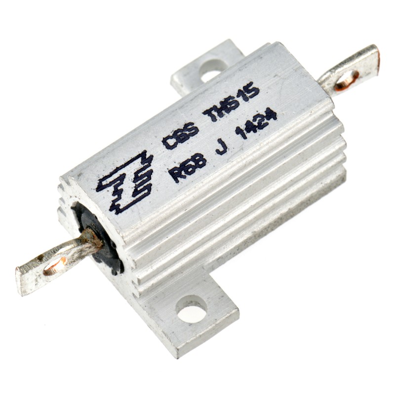 1 pcs - TE Connectivity, 680mΩ 15W Wire Wound Chassis Mount Resistor THS15R68J ±5%