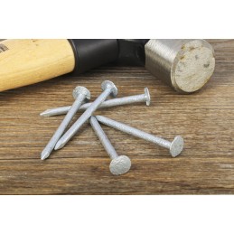 1 Bag of 145 - RS PRO Galvanised Nails, 50mm x 3.35mm, 500g Bag