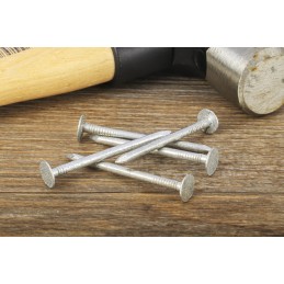 1 Bag of 145 - RS PRO Galvanised Nails, 50mm x 3mm, 500g Bag